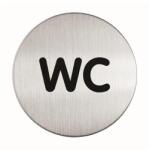 DURABLE Információs piktogram, öntapadó, DURABLE WC (DB490723) - iroda24