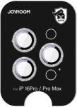 JOYROOM JR-MSJ0308 védőüveg iPhone 16 Pro/16 Pro Max lencsékre - ezüst színben üvegfólia