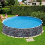 Mountfield Azuro Stone fémpalástos medence, 460x120cm (3EXB0302)