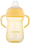 Canpol babies FirstCup itatópohár szilikonos ivócsőrrel 250ml 6h+ - Sárga - pindurka