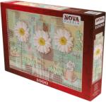 Nova Puzzle Puzzle Nova puzzle din 1000 piese - Gerbere roz (41027) Puzzle