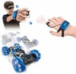  Turbó akrobata gép kézi vezérléssel, fényekkel és hanggal, 20 perc futási idővel, 41x10.5x35cm, kék-fekete színű