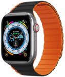 Dux ducis Apple Watch Series 10 42mm Dux Ducis Pótszíj Egyedi Méret, Mágneses, Fekete/Narancssárga - fizz - 5 436 Ft