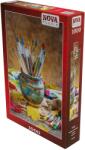 Nova Puzzle Puzzle Nova puzzle din 1000 piese - Vopselele și pensulele mele (41022) Puzzle