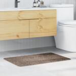 vidaXL Килимче за баня с антихлъзгаща повърхност Кафяво 60 x 90 cm ПП (4019837)
