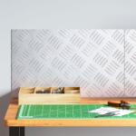 vidaXL Стъпало 2 бр. 50 x 30 cm Сребрист Алуминий Правоъгълна (4104291)