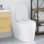 vidaXL Тоалетна седалка Бяло 47 x 36 x 3, 4 см Дуропласт (42002369)