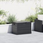 vidaXL Кутия за съхранение в градината Пластмаса 77, 5 x 54, 5 x 53 см (42006489)