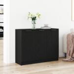 vidaXL Служебен шкаф Черния дъб 90, 5 x 30 x 70 см Инженерна дървесина (862740)
