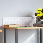 vidaXL Стъпало 2 бр. 50 x 20 cm Сребрист Алуминий Правоъгълна (4104247)