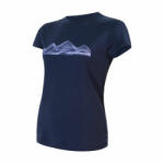 Sensor Merino Active Pt Mountains Deep Blue női funkcionális felső S / kék