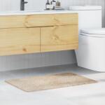 vidaXL Килимче за баня с антихлъзгаща повърхност Крем 60 x 90 cm ПП (4019836)