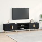 vidaXL ТВ шкаф 180 x 31, 5 x 40 см Черния дъб Инженерна дървесина (862817)