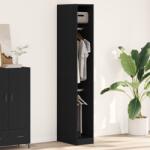 vidaXL Гардероб Старо дърво 30 x 50 x 200 см Инженерна дървесина (3345126)