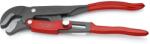 KNIPEX Тръбен ключ с S-образни челюсти 1" и бърза настройка, сиво-фосфатиран, червена ръкохватка 330мм, Knipex (K8361010)