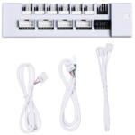 Lian Li Edge Gold Hub, 4x USB, 6x PWM - White, EG-HUB01W