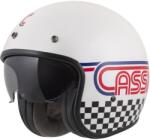 Cassida Oxygen 2.0 Rondo nyitott motoros bukósisak gyöngyházfehér-piros-kék-fekete