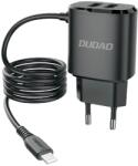 Dudao A2ProL - Lightning kábeles hálózati töltőfej + 2USB port - tokgalaxis