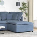 vidaXL kék moduláris kanapé lábzsámoly modul 100x100x48 cm (4104500)