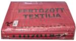  Hulladékgyűjtõ zsák "Fertõzött textília" 400 + 2 x 180 x 1100 mm piros