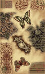 LOTOS Covor Modern, Lotos Fluturi 1607, Crem Bej, Diverse Dimensiuni, 1800 gr mp (4823057875805 / 2211698331415) Covor