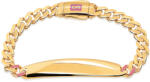 Heratis Forever Gyerek Monaco Chain Classic Plain lock karkötő 5mm rózsaszín részletekkel IZ31488N