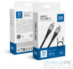 Blue Star braided cable 3A 60W Type C to Type C PD QC4.0 TFK-DC-003 1, 2 m black