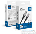 Blue Star braided cable 3A 20W USB A to Type C PD QC4.0 TFK-DC-003 1, 2 m black