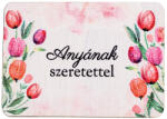  4db. "Anyának szeretettel" feliratos dekor fa tábla 7 x 5cm (GV04-704)
