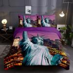 Luna ágynemű garnitúra 3 részes 5D Szabadság-szobor (LUNA-5D-3 49)