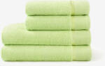 Goldea frottír törölköző és fürdőlepedő bella - zöld 70 x 140 cm