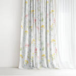 Goldea pamut drapéria deluxe - virágzó réti virágok 220x160 cm