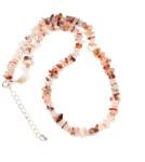 R. M. ékszer Hematoid kvarc vörös splitter lánc kapcsos (22263)