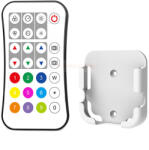 Skydance SkyDance R9 SPI DRGB+W távirányító digitális (futófény) LED szalagokhoz, 27 gombos, fehér-fekete (39739)