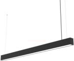 ELMARK Mennyezeti függeszthető lineáris LED lámpatest (50W) fekete ház - 3000K (99POM1505030-BL)