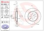 BREMBO Disc frana BREMBO 09. D252.21 - centralcar