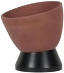 Bizzotto Veioza metal negru teracota maro Mandya 25x27 cm (0828179)