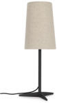 Bizzotto Veioza otel negru textil bej Assam 22x60 cm (0828177)
