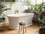 Marmite Cada baie freestanding ovala, compozit, 159 x 78 cm, Cast Marble Alcamo (625428161003)