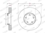 FERODO Disc frana FERODO PREMIER DDF3057C (DDF3057C)