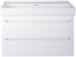  TMP SHARP 100 fali fürdőszobabútor - CeraStyle SHARP - 37600 DUPLA csaplyukas mosdóval - 100 x 48 cm (40086737600) - butortrendelek