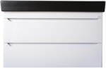  TMP SHARP 100 fali fürdőszobabútor - CeraStyle SHARP FEKETE mosdóval - 100 x 48 cm (400867VB012A32U05) - butortrendelek