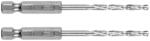 GRAPHITE Csigafúró, 1/4" hatszög szárral, HSS DIN 338, 3, 5mm, 2db/cs (54T704) - neo24