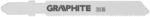 GRAPHITE Dekopírfűrészlap, T-befogó, BIM, 21TPI, 50/75mm, fém-fa-műanyag-rétegelt lemez, 2db (57H768) - neo24