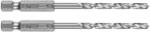 GRAPHITE Csigafúró, 1/4" hatszög szárral, HSS DIN 338, 4, 2mm, 2db/cs (54T706) - neo24