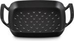 Le Creuset Tavă pentru grătar BBQ Outdoor pătrată 30 cm negru mat perforată (20271300000005)