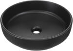 Comad River 1 lavoar 40x40 cm rotund de blat negru RIVER 1 BLACK MATT UN 40 ( E-6595 ) (RIVER1BLACKMATTUN40)