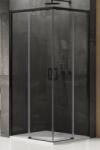 NEW TRENDY Prime Black cabină de duș 70x70 cm pătrat negru mat/sticlă transparentă D-0350A/D-0351A (D0350A/D0351A)