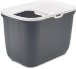 SAVIC Litiera Pentru Pisici SAVIC Hop 58.5 x 39 x 39.5cm Antracit Cu Capac Alb (5411388201807)