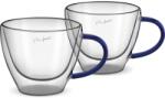 Lamart Thermo pohár LT9116 VASO Cappuccino szett 190 ml 2 db kék (LT9116 SET 2 CAPP. MODRÝ 190 VASO LAMAR)